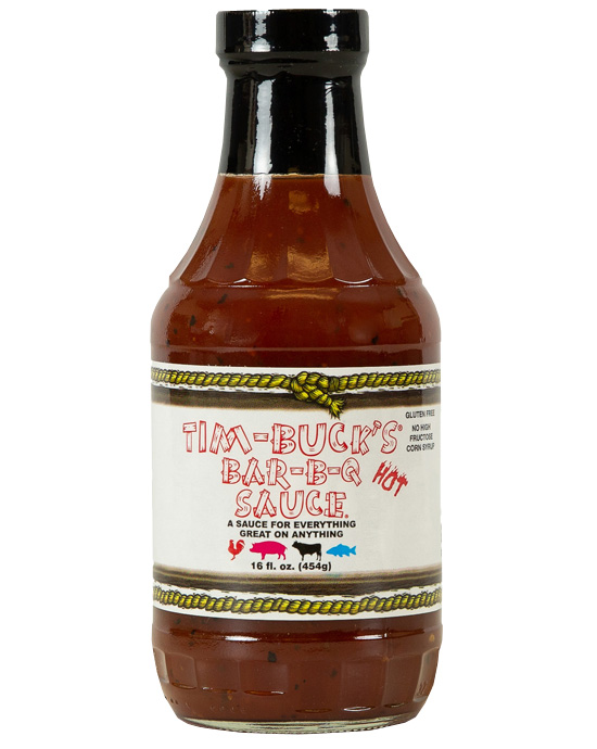Single Bottle HOT Tim-Buck's Barbecue Sauce